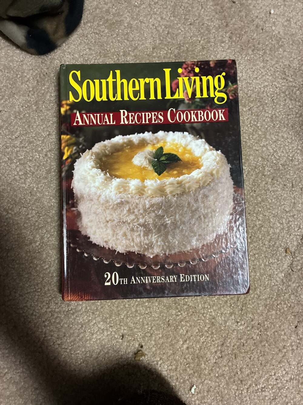 Southern Living Annual Recipes Cookbook 20th Anniversary